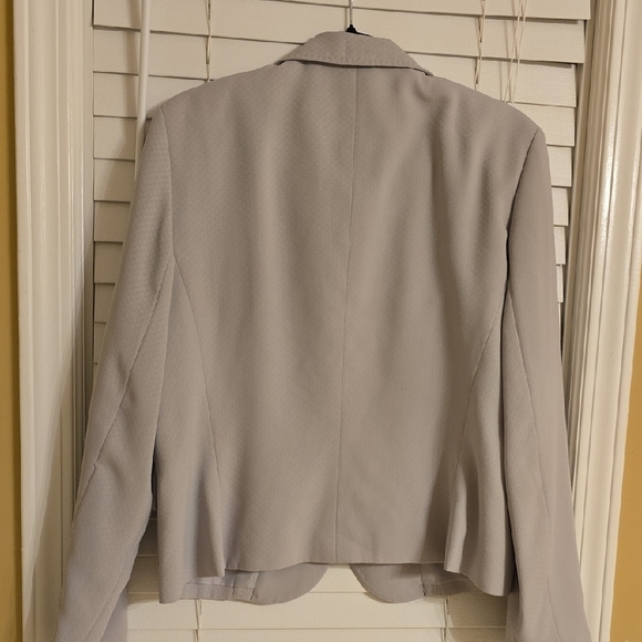 Allen by Abs Light Gray Classic Suit Jacket Blazer - Picture 7 of 13